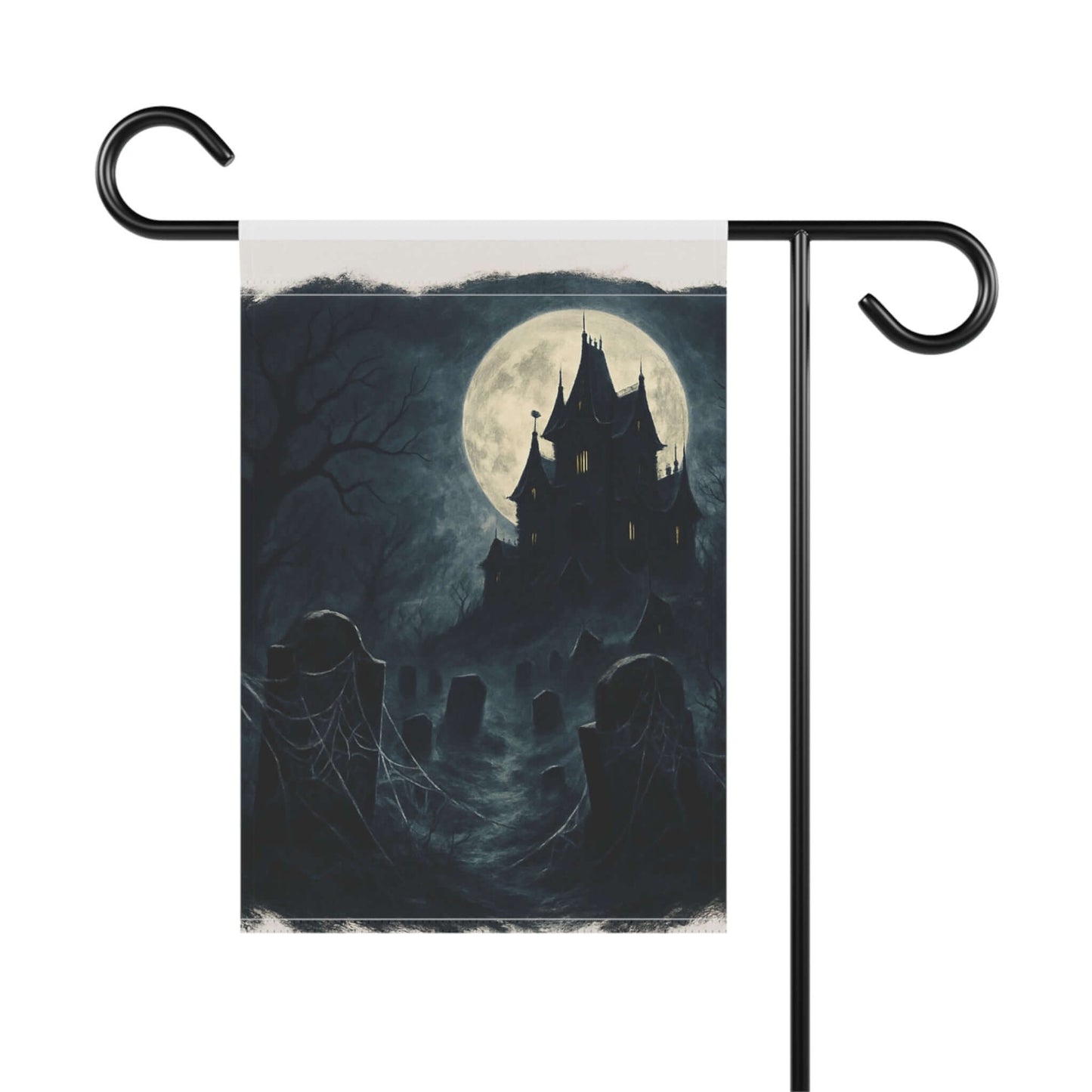 Halloween Flag Banner Halloween Decor Yard Flag Haunted House Design-Digital Chaotik