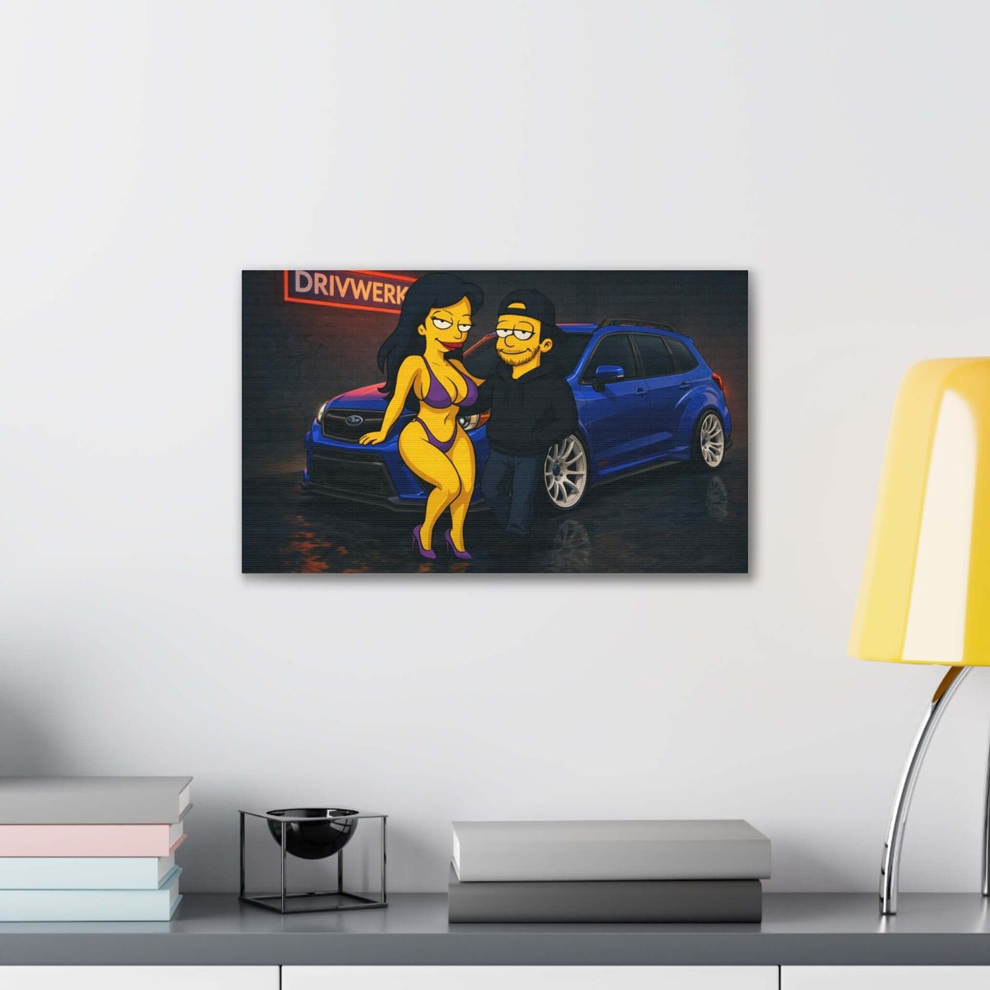 WRX STI picture Blue STi Hatchback Canvas-Digital Chaotik
