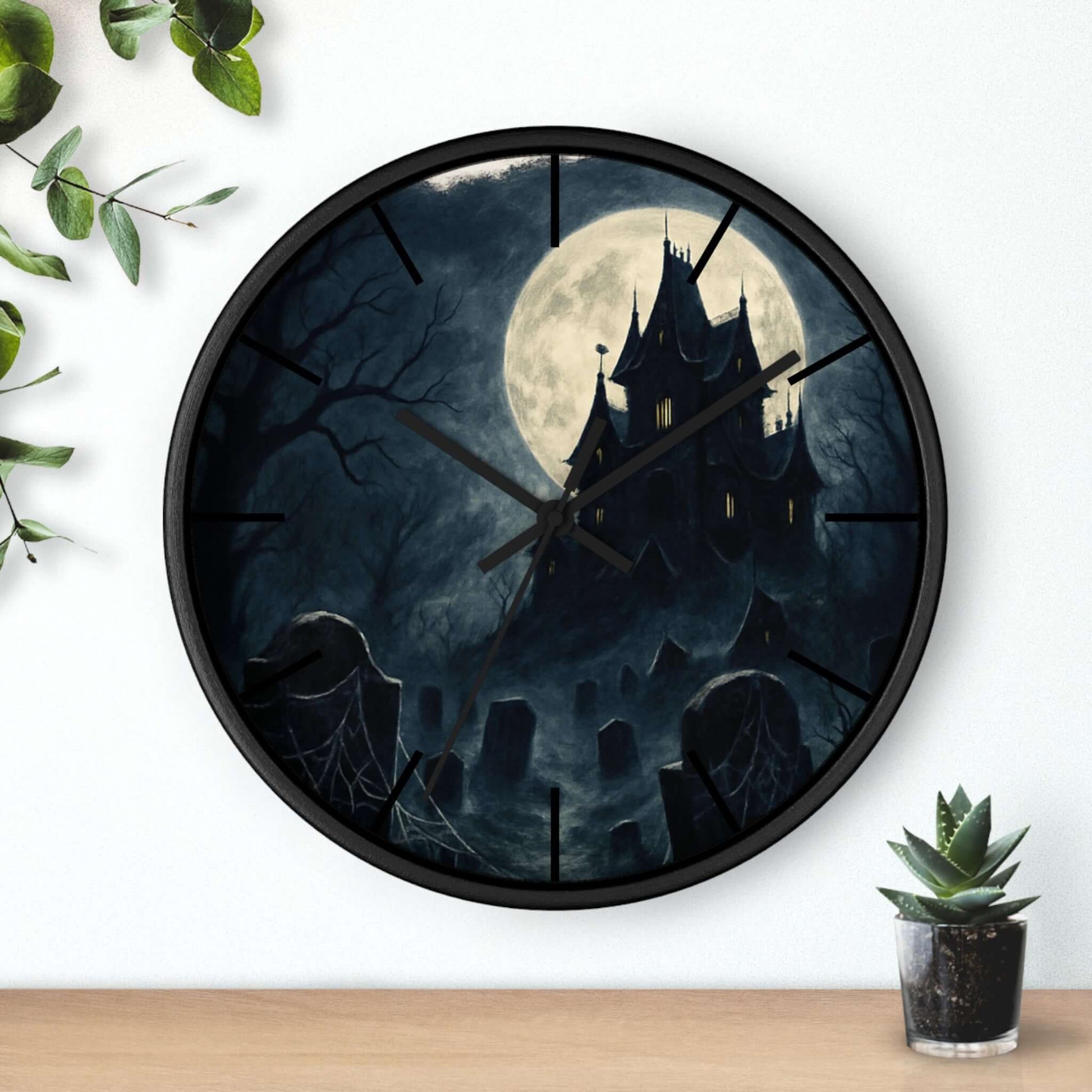 Halloween Clock | Spooky Home Decor, Halloween Decoration-Digital Chaotik