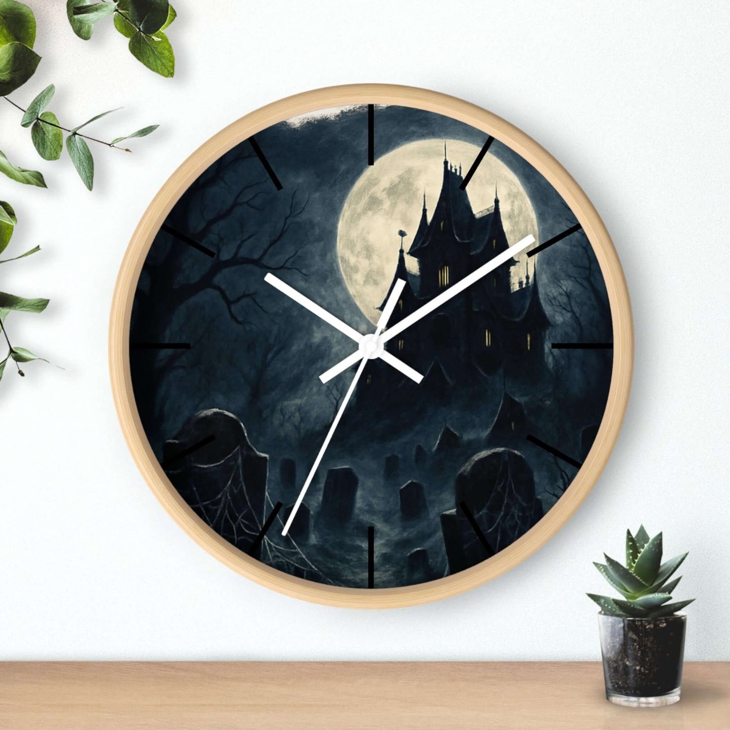 Halloween Clock | Spooky Home Decor, Halloween Decoration-Digital Chaotik