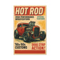 Hot Rod art Retro Car Canvas | 1950s '50s-'60s Custom Drag Strip-Digital Chaotik