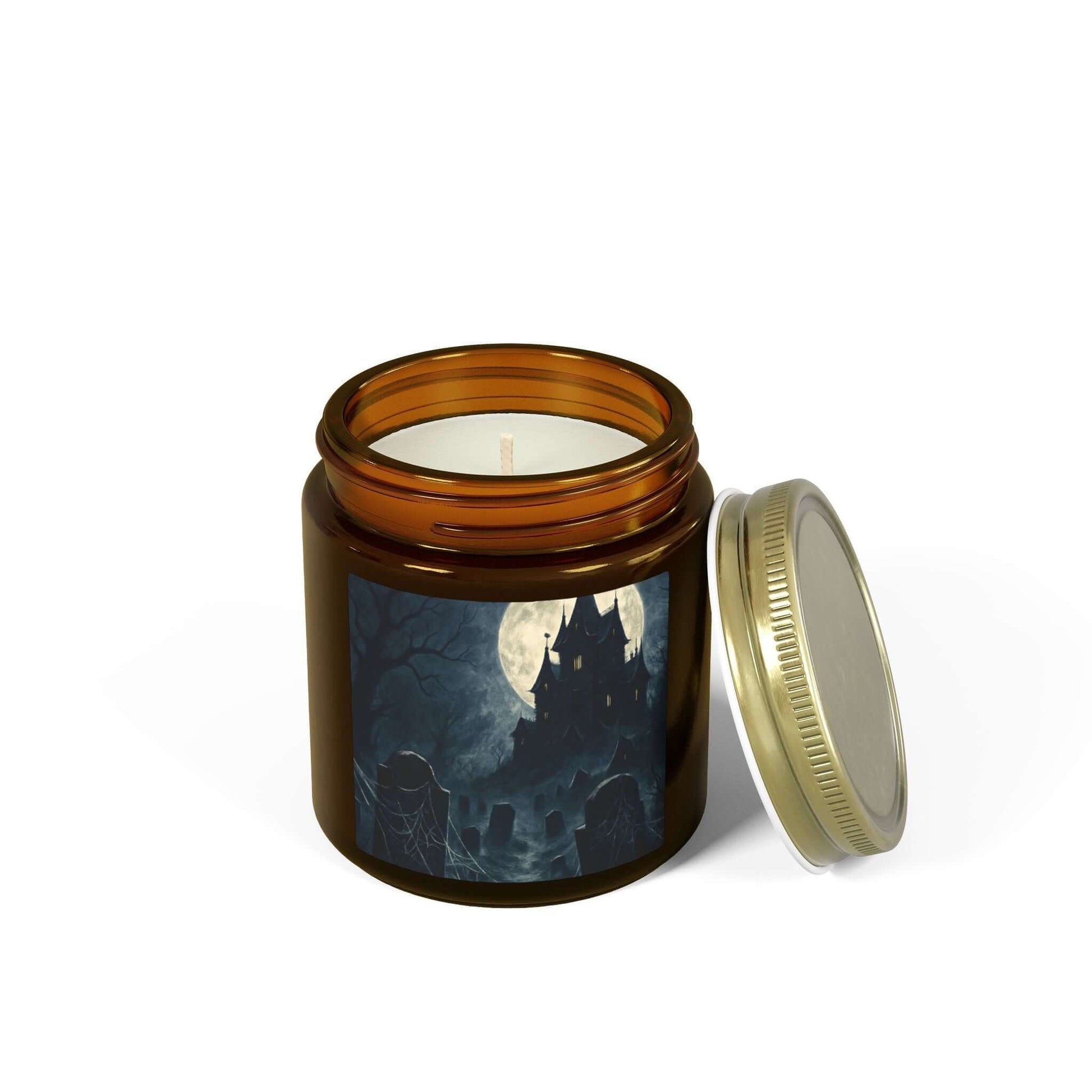 Halloween candle, Spooky Home Decor, Halloween Gift-Digital Chaotik