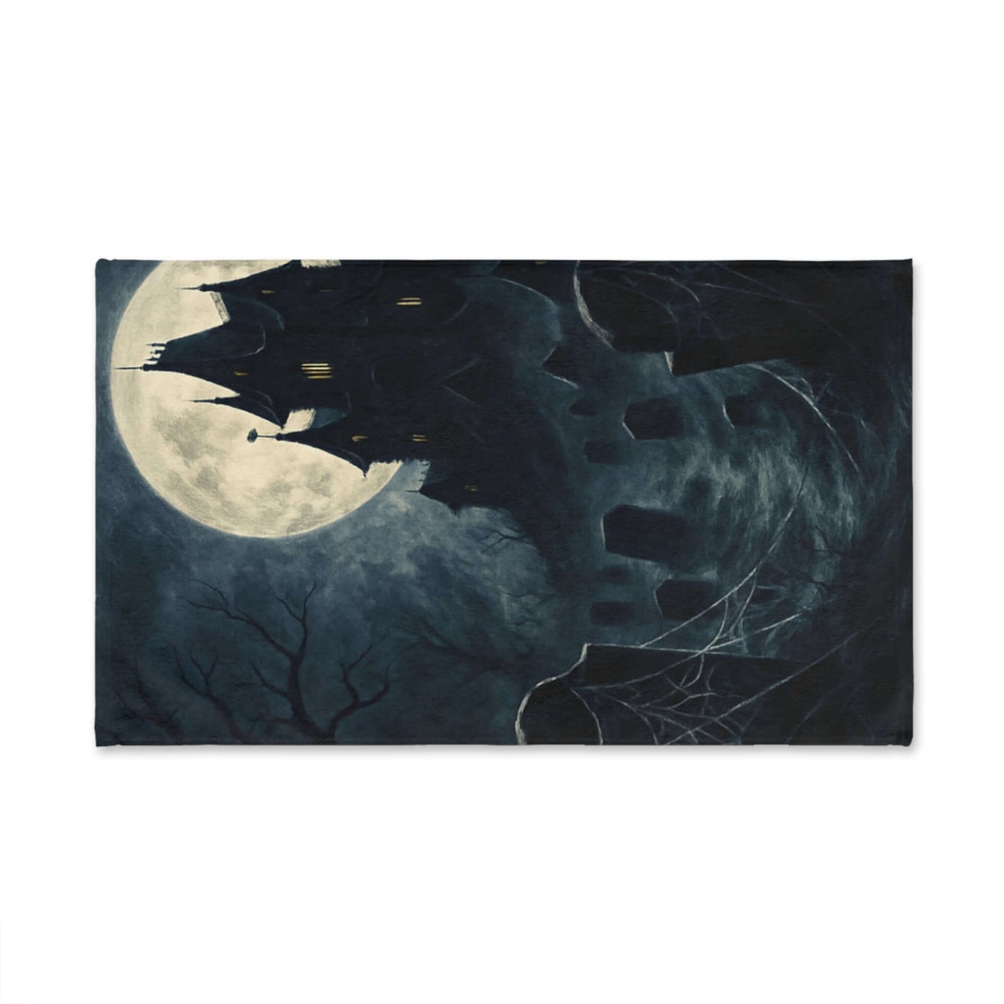 Halloween Towel, Spooky Kitchen Decor, Gothic Bathroom Accessory-Digital Chaotik