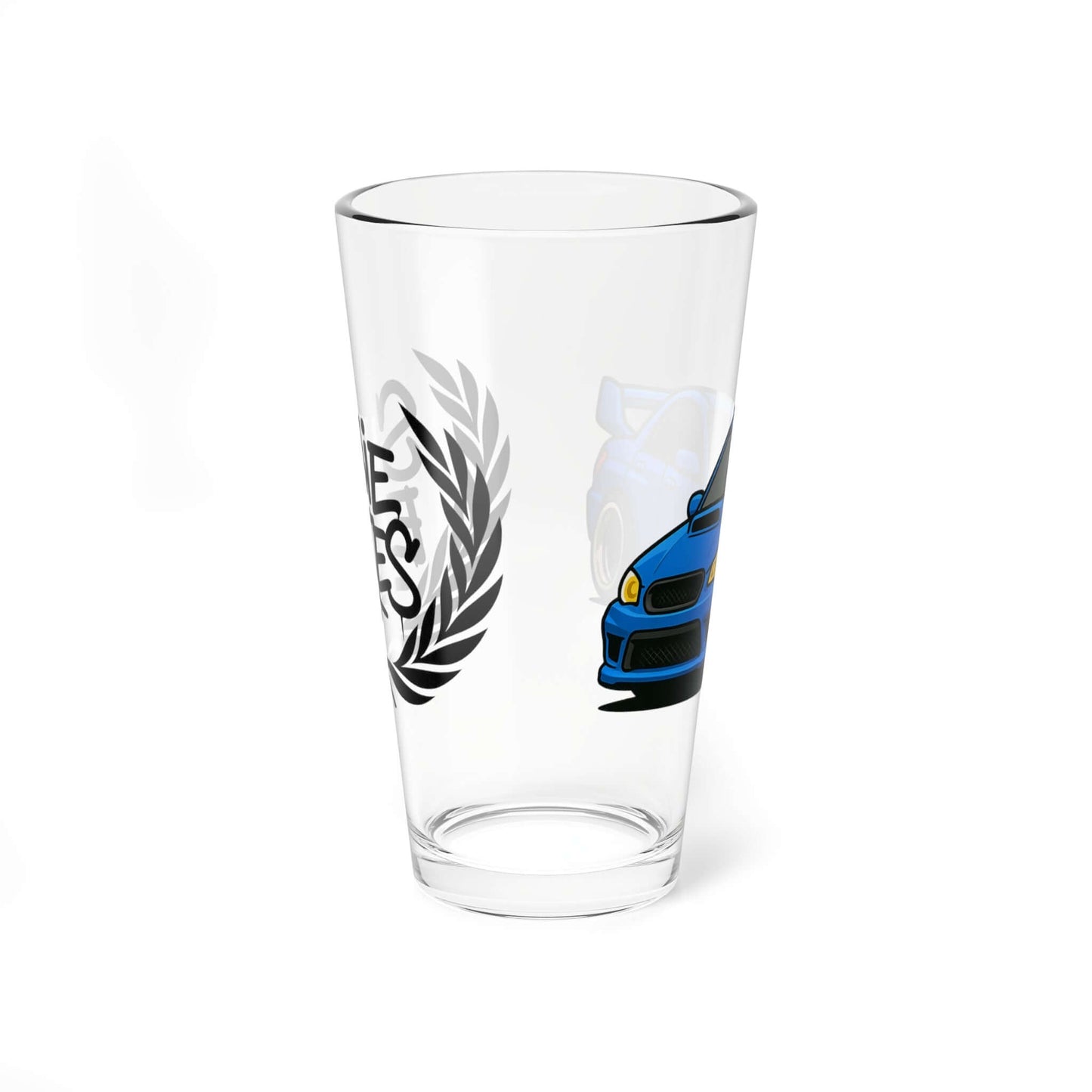 WRX Drinking Glass, 16oz - Drinking Glassware, Subaru Enthusiast-Digital Chaotik