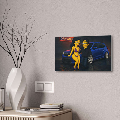 WRX STI picture Blue STi Hatchback Canvas-Digital Chaotik