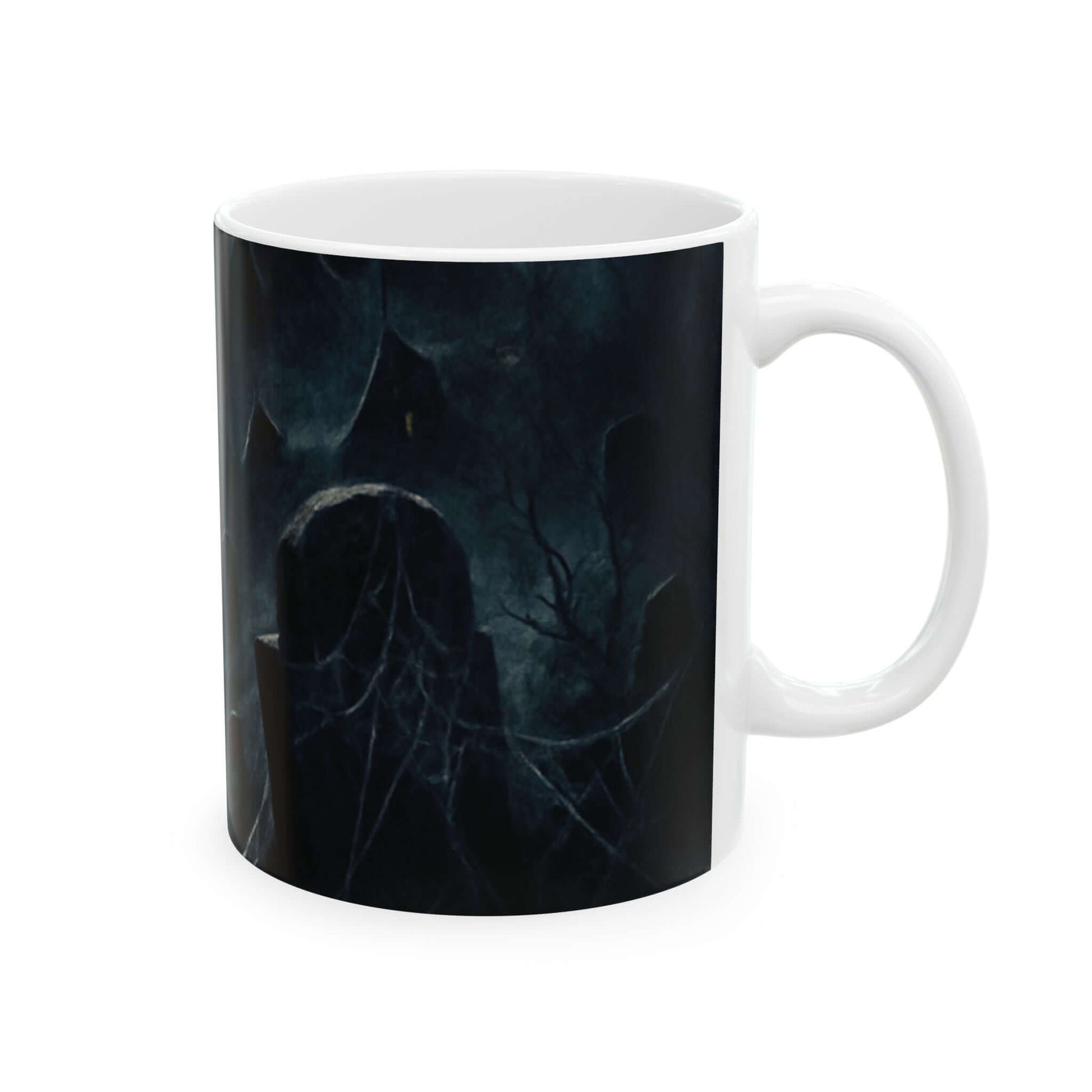 Halloween Mug, Halloween Coffee Cup, Gothic Drinkware, 11oz 15oz-Digital Chaotik