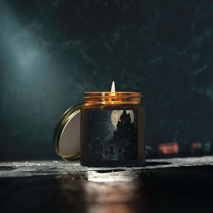 Halloween candle, Spooky Home Decor, Halloween Gift-Digital Chaotik