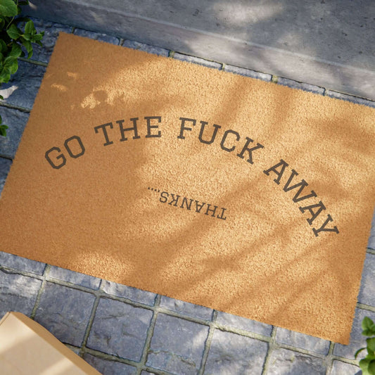 Funny Doormat for Unwelcome Guests | Quirky Welcome Mat | Home Decor-Digital Chaotik