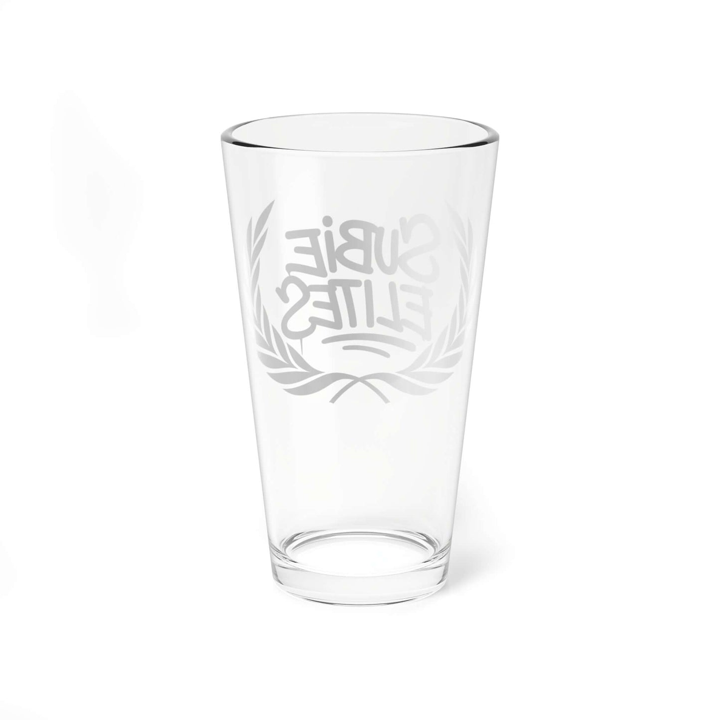 Mixing glass Subie Elites Official Logo16oz - Subaru Enthusiast Gift-Digital Chaotik