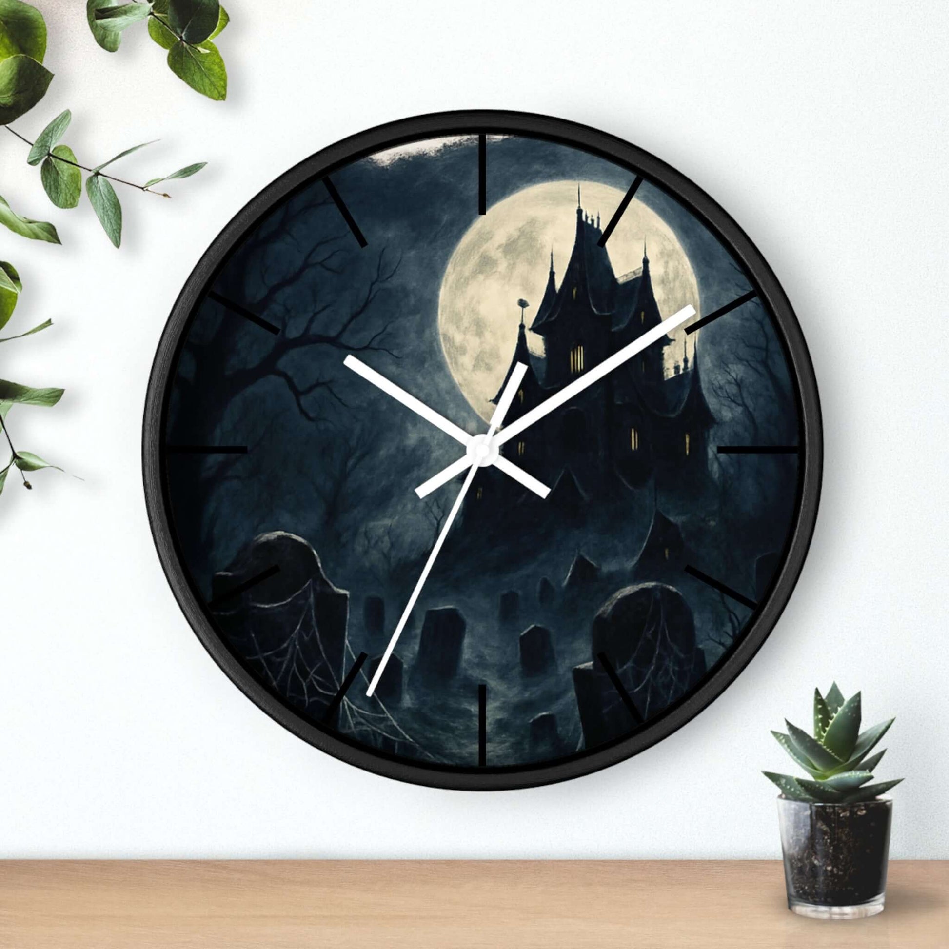 Halloween Clock | Spooky Home Decor, Halloween Decoration-Digital Chaotik