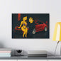 WRX STI picture Cartoon Couple with Canvas-Digital Chaotik