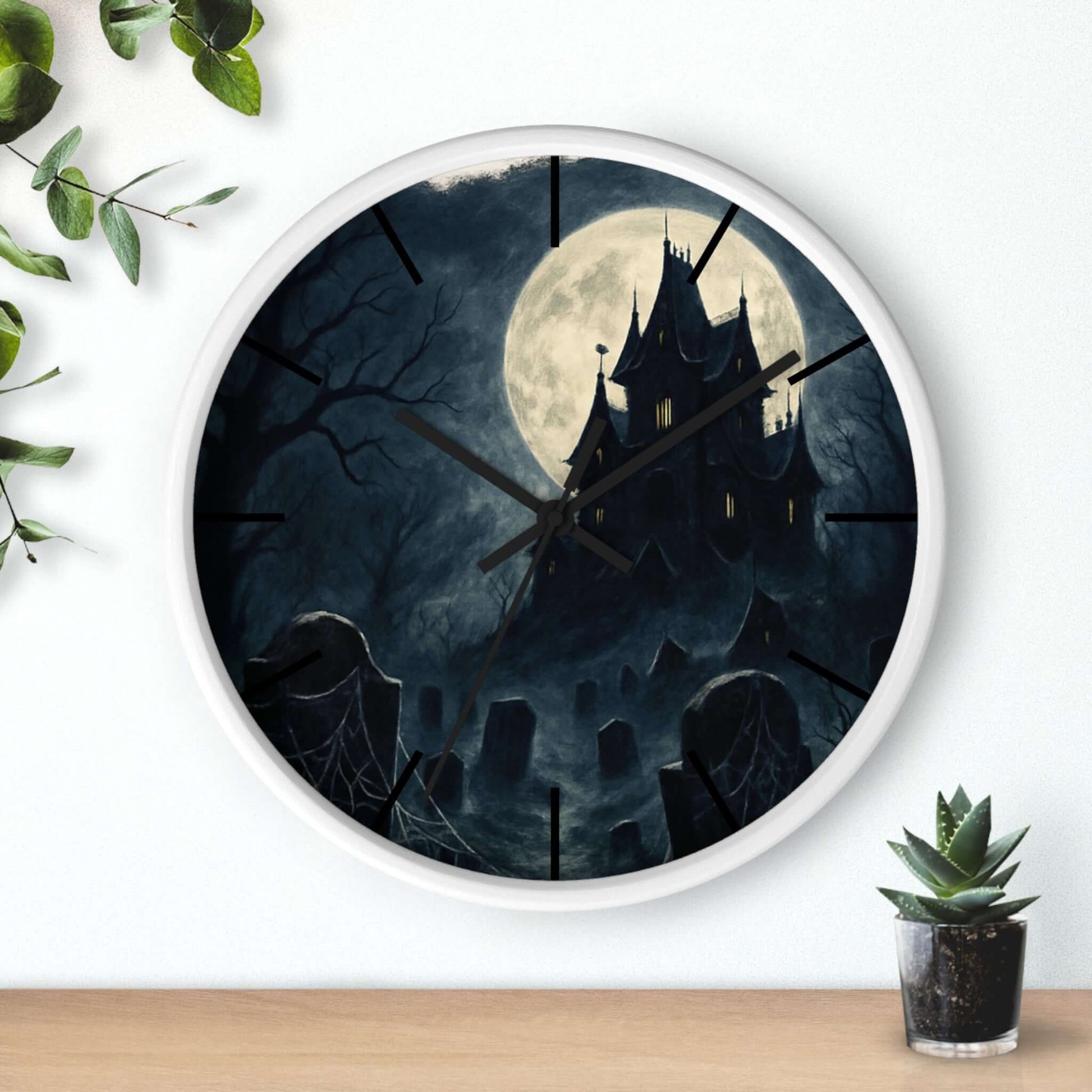 Halloween Clock | Spooky Home Decor, Halloween Decoration-Digital Chaotik