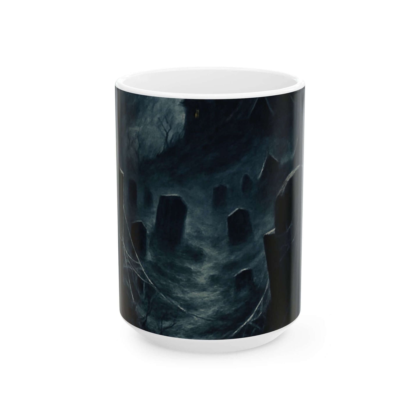 Halloween Mug, Halloween Coffee Cup, Gothic Drinkware, 11oz 15oz-Digital Chaotik