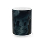 Halloween Mug, Halloween Coffee Cup, Gothic Drinkware, 11oz 15oz-Digital Chaotik