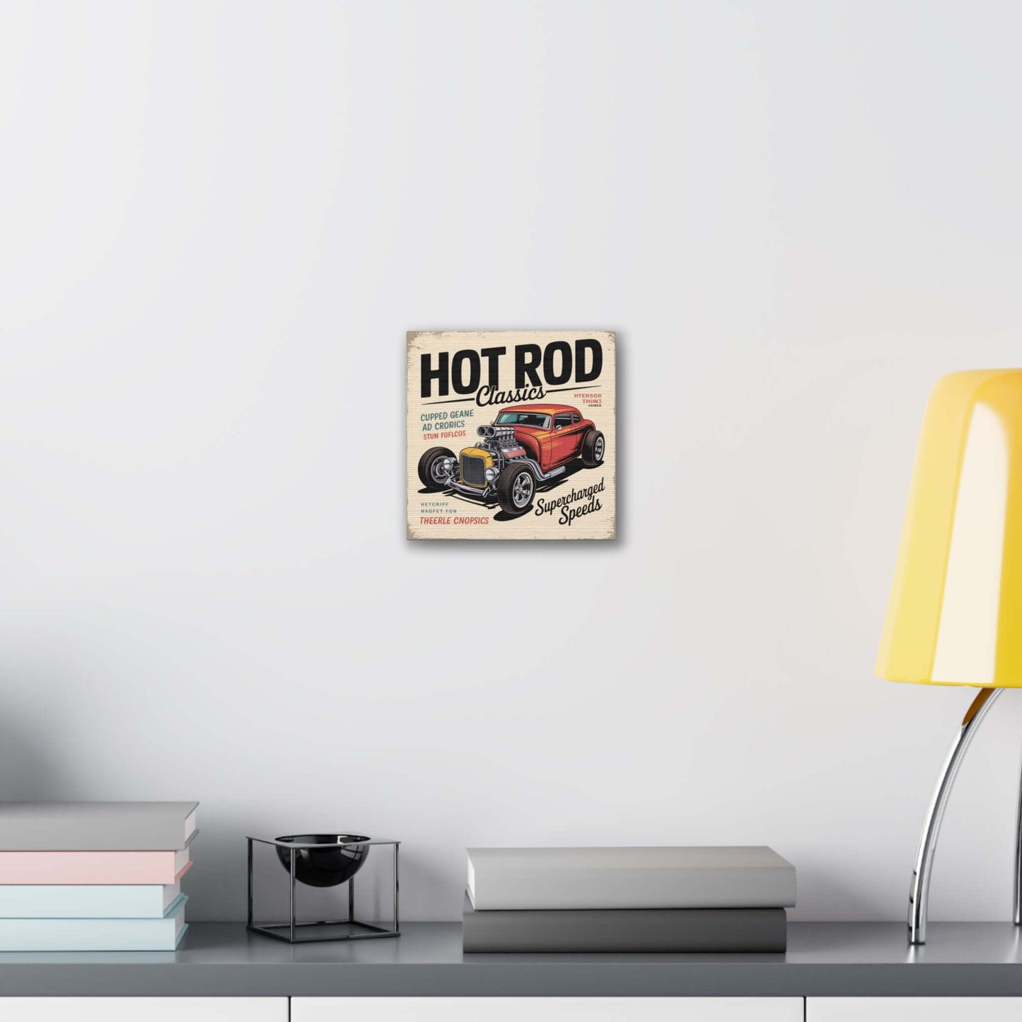 Hot Rod Decor Classics Retro Car Canvas | Vintage Muscle Car Wall Art-Digital Chaotik