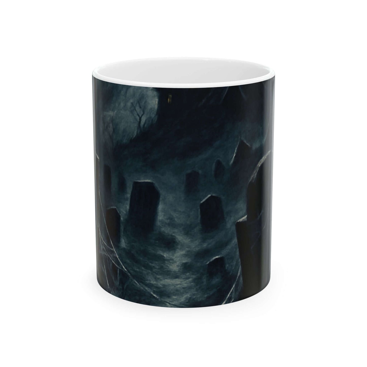 Halloween Mug, Halloween Coffee Cup, Gothic Drinkware, 11oz 15oz-Digital Chaotik