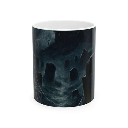 Halloween Mug, Halloween Coffee Cup, Gothic Drinkware, 11oz 15oz-Digital Chaotik