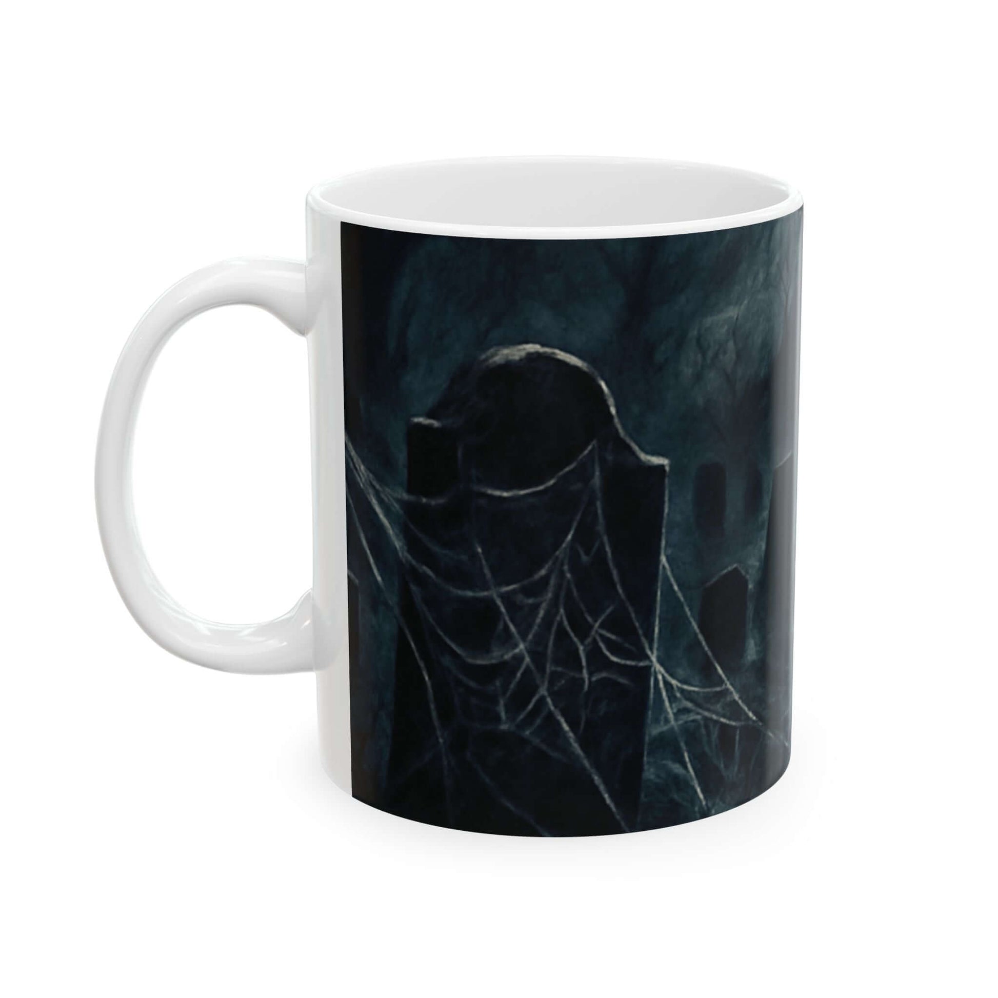 Halloween Mug, Halloween Coffee Cup, Gothic Drinkware, 11oz 15oz-Digital Chaotik