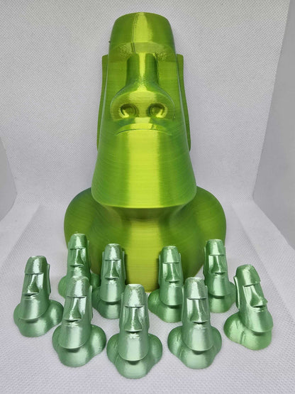 Mini Moai Statue Figurine 5 Pack - Easter Island Inspired Decor-Digital Chaotik