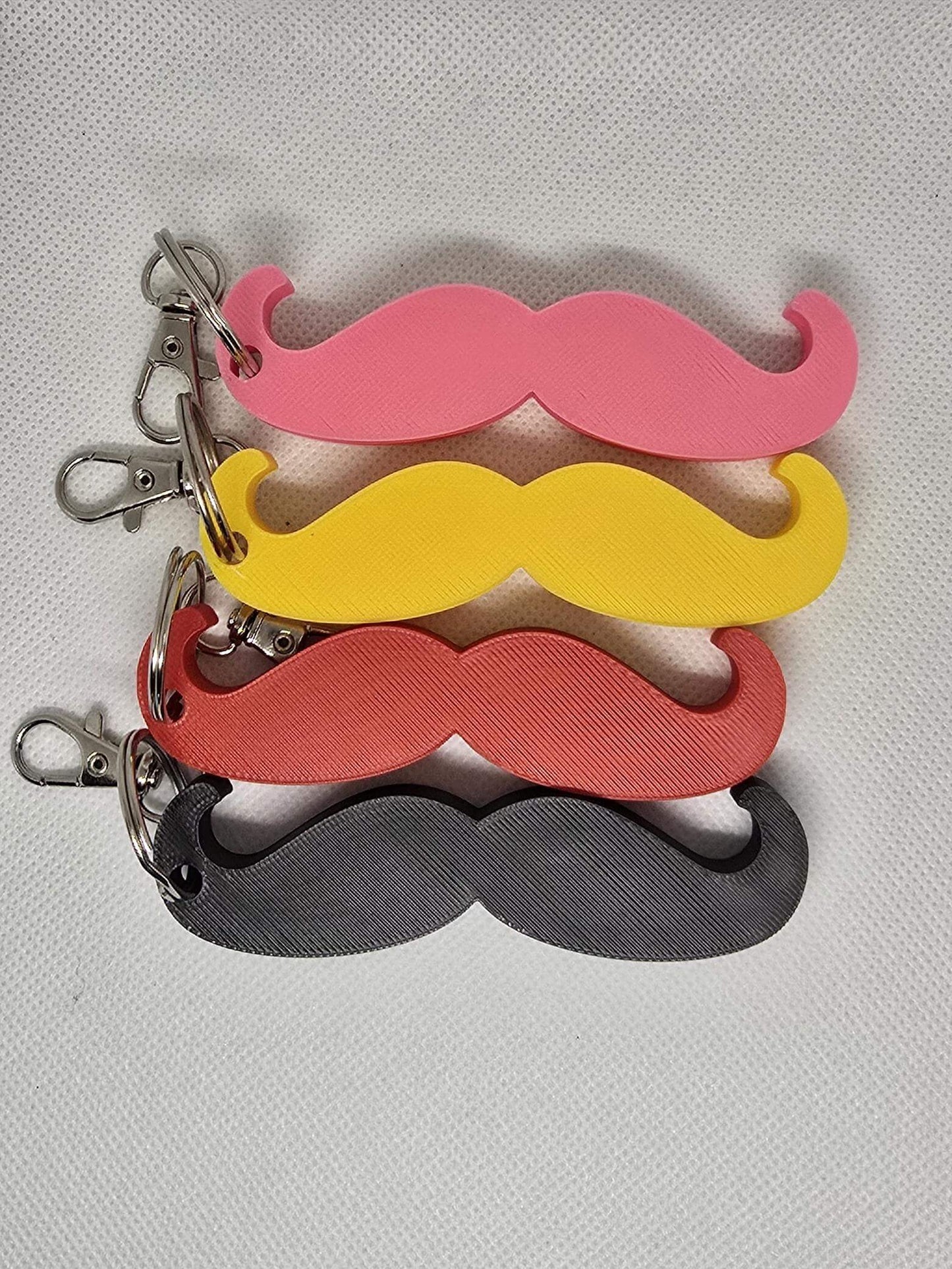 Funny Mustache Bottle Opener Keychain - Gift for Beer Lovers-Digital Chaotik