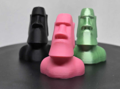 Mini Moai Statue Figurine 5 Pack - Easter Island Inspired Decor-Digital Chaotik
