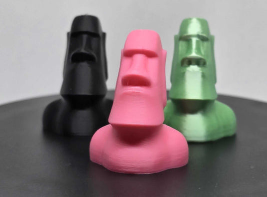Mini Moai Statue Figurine 5 Pack - Easter Island Inspired Decor-Digital Chaotik