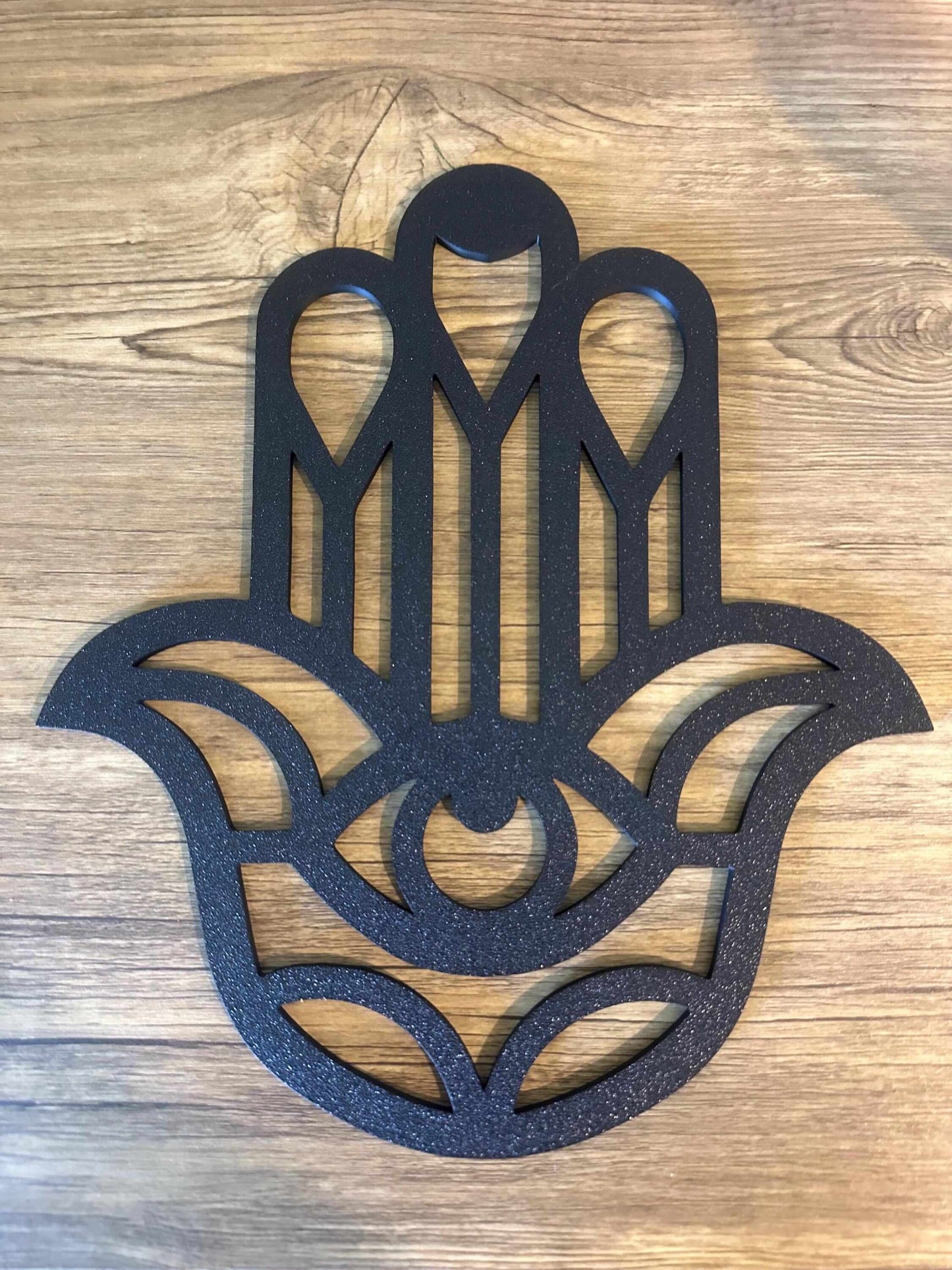 Fatima's Hand Wall Decor: Ethnic Home Blessing-Digital Chaotik