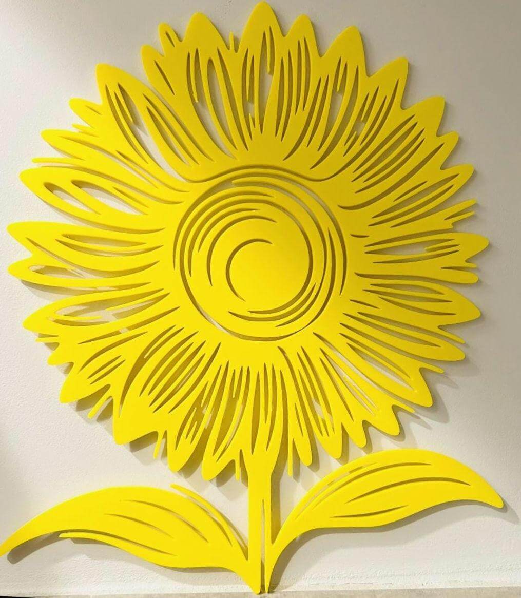 Sunflower Wall Decor-Digital Chaotik