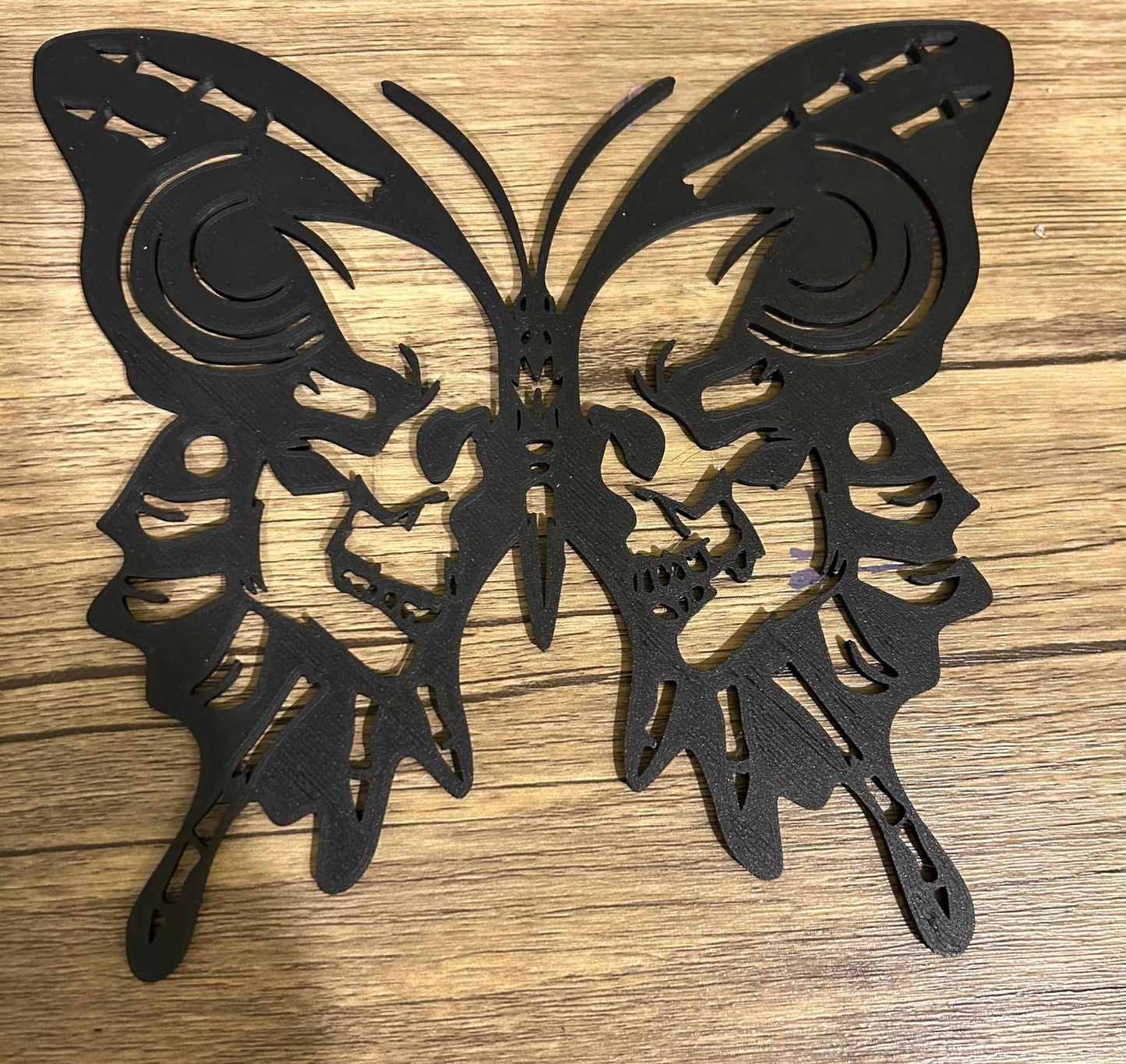 Unique Butterfly Skull Wall Art for a Gothic Touch-Digital Chaotik