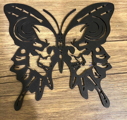 Unique Butterfly Skull Wall Art for a Gothic Touch-Digital Chaotik