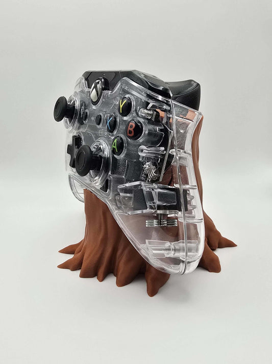 Tree Trunk Controller Stand: Xbox, Playstation, Switch Pro-Digital Chaotik
