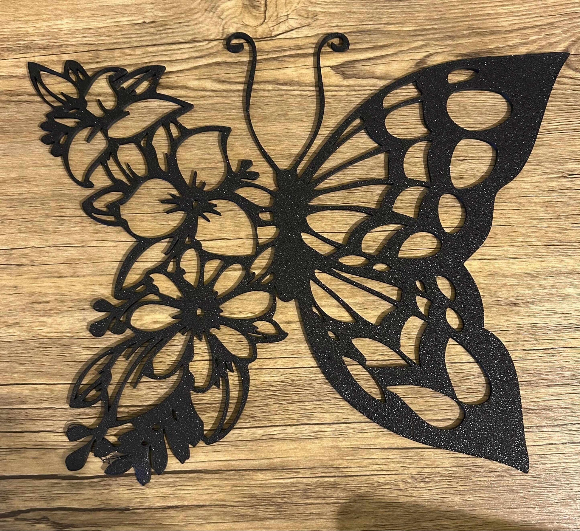 Floral Butterfly Wall Decor | Handcrafted Nature-Inspired Wall Art for Home and Nursery-Digital Chaotik