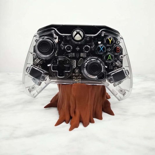 Tree Trunk Controller Stand: Xbox, Playstation, Switch Pro-Digital Chaotik