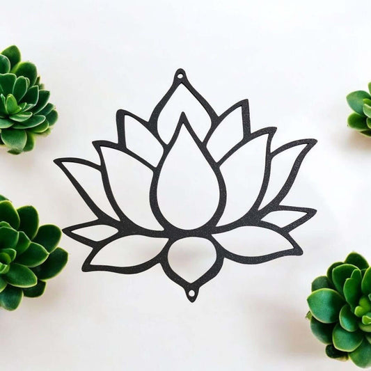 Elegant Lotus Flower Wall Decor - Boho Chic Wall Art for Home & Office-Digital Chaotik