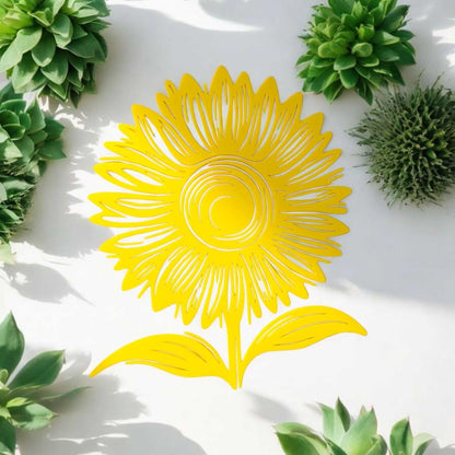 Sunflower Wall Decor-Digital Chaotik