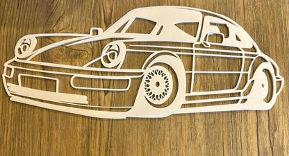 Vintage Porsche 964 Poster: Classic Car Wall Art-Digital Chaotik