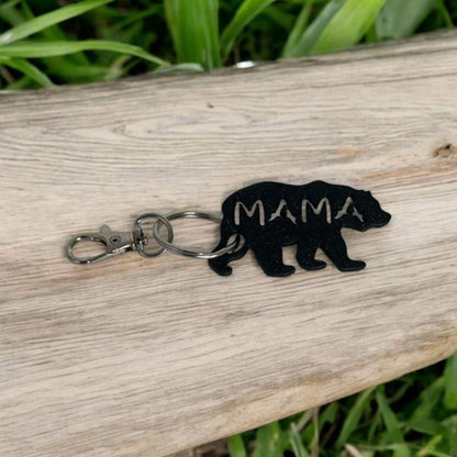 Mama Bear Keychain, Mom Life Accessories, Gift for Mom-Digital Chaotik