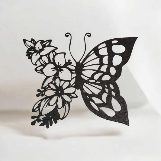 Floral Butterfly Wall Decor | Handcrafted Nature-Inspired Wall Art for Home and Nursery-Digital Chaotik