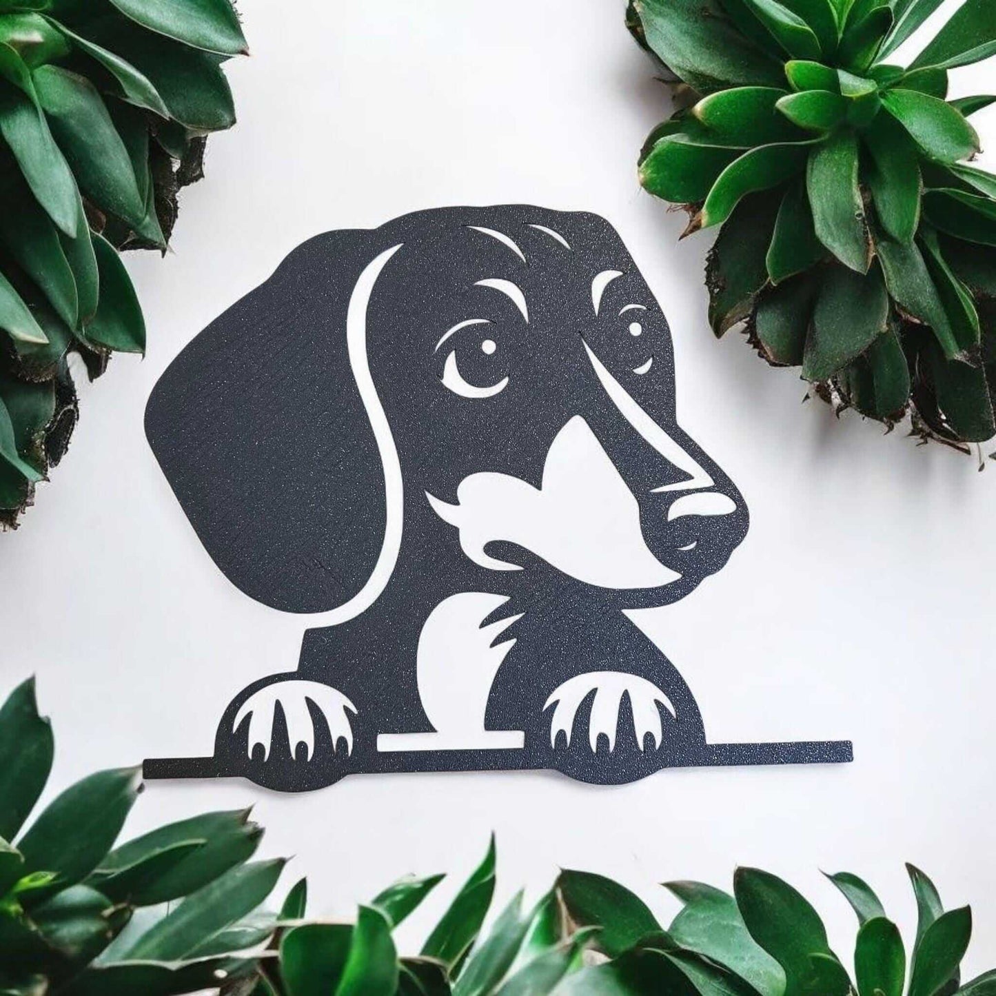 Dachshund Wall Art: Whimsical Dog Lover Decor-Digital Chaotik