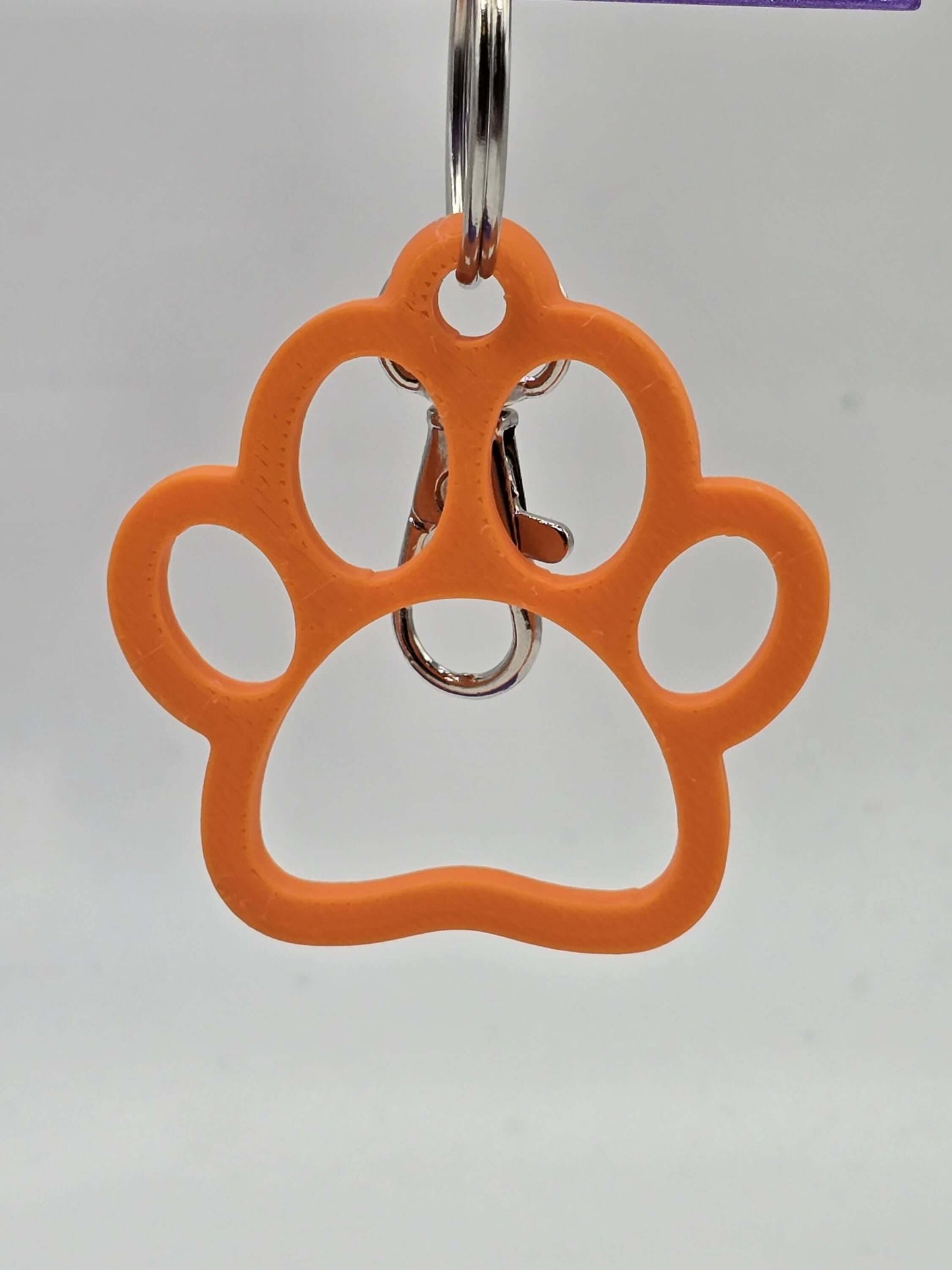 3D Printed Dog Paw Keychain: Colorful Pet Lover Gift-Digital Chaotik