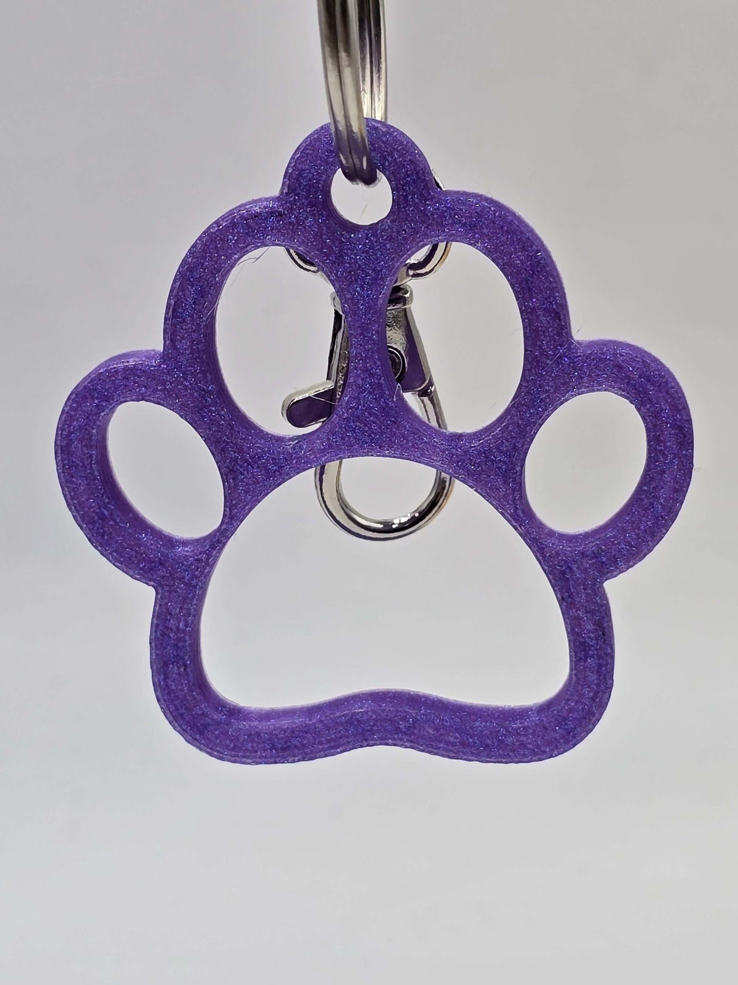 3D Printed Dog Paw Keychain: Colorful Pet Lover Gift-Digital Chaotik