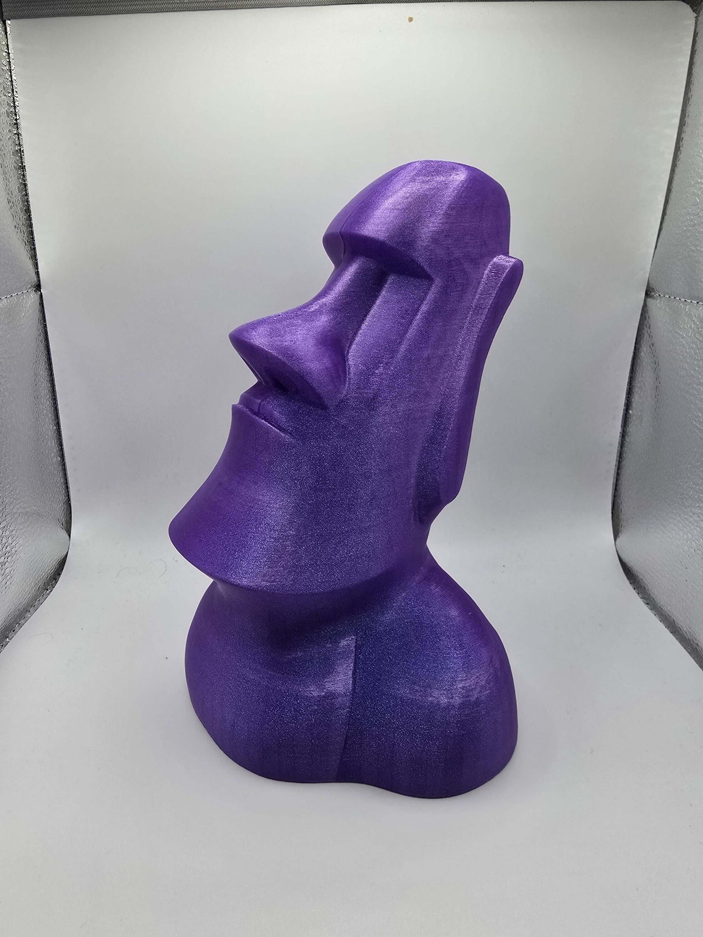 Handcrafted Moai Statue Figurine: Polynesian Decor-Digital Chaotik