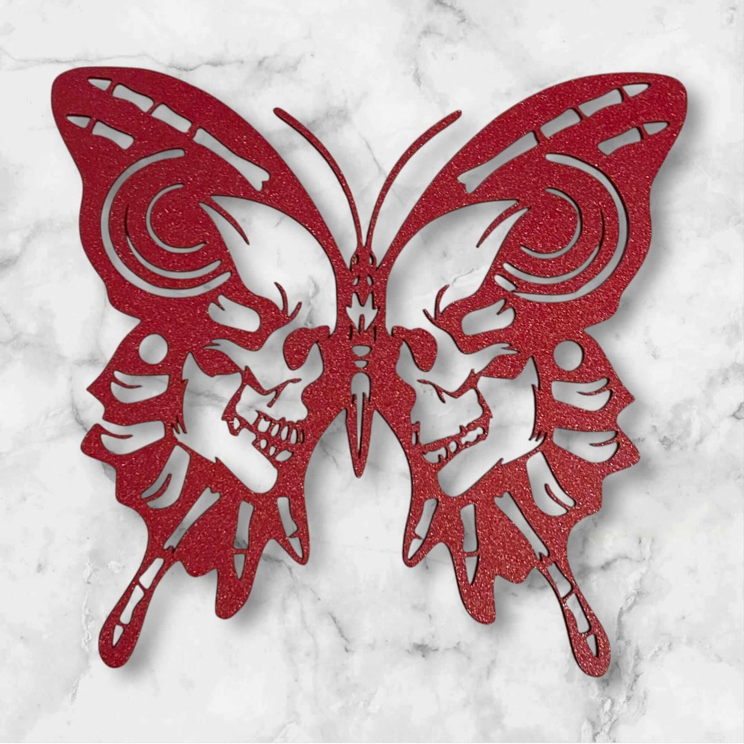 Unique Butterfly Skull Wall Art for a Gothic Touch-Digital Chaotik