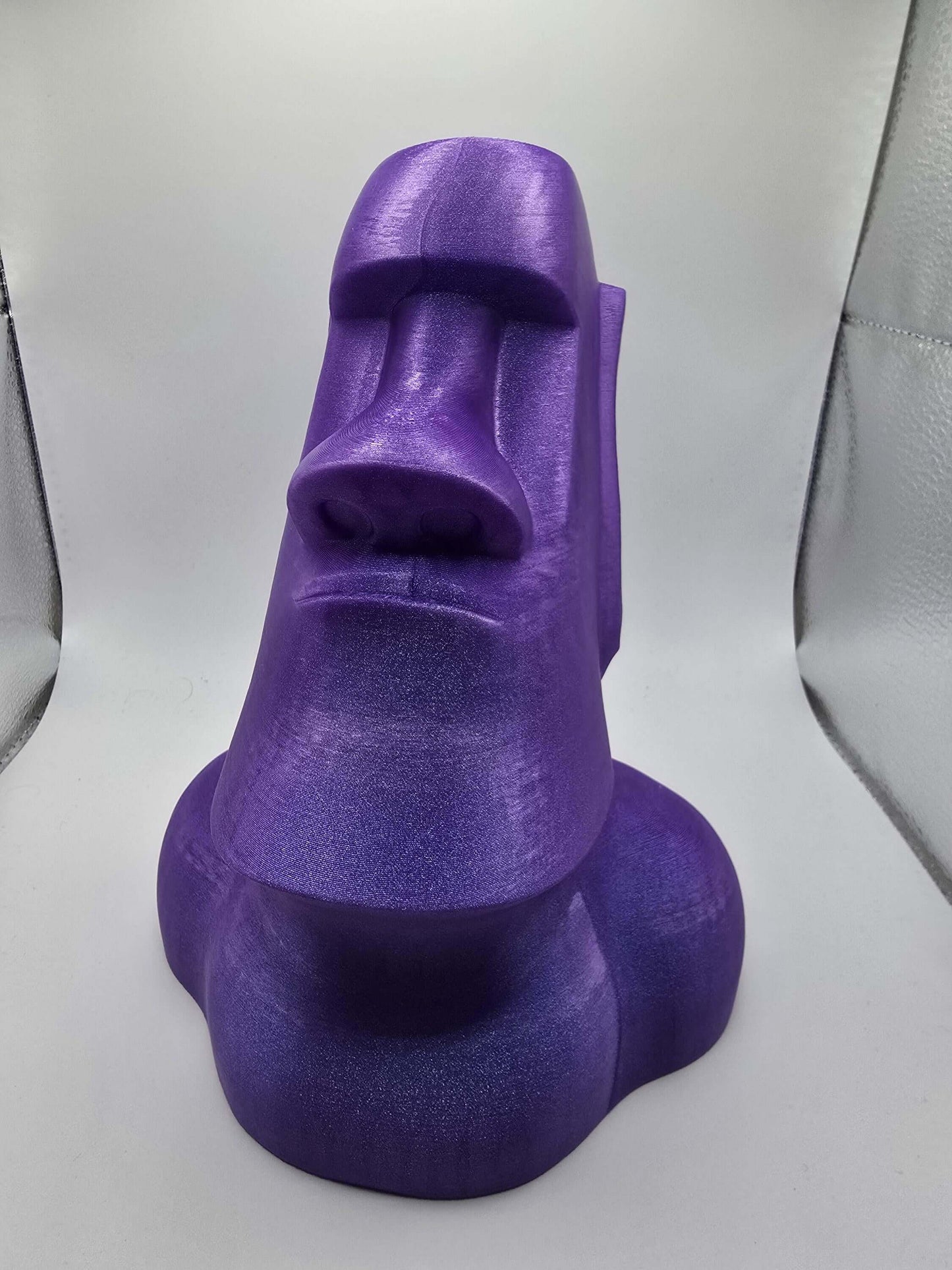 Handcrafted Moai Statue Figurine: Polynesian Decor-Digital Chaotik