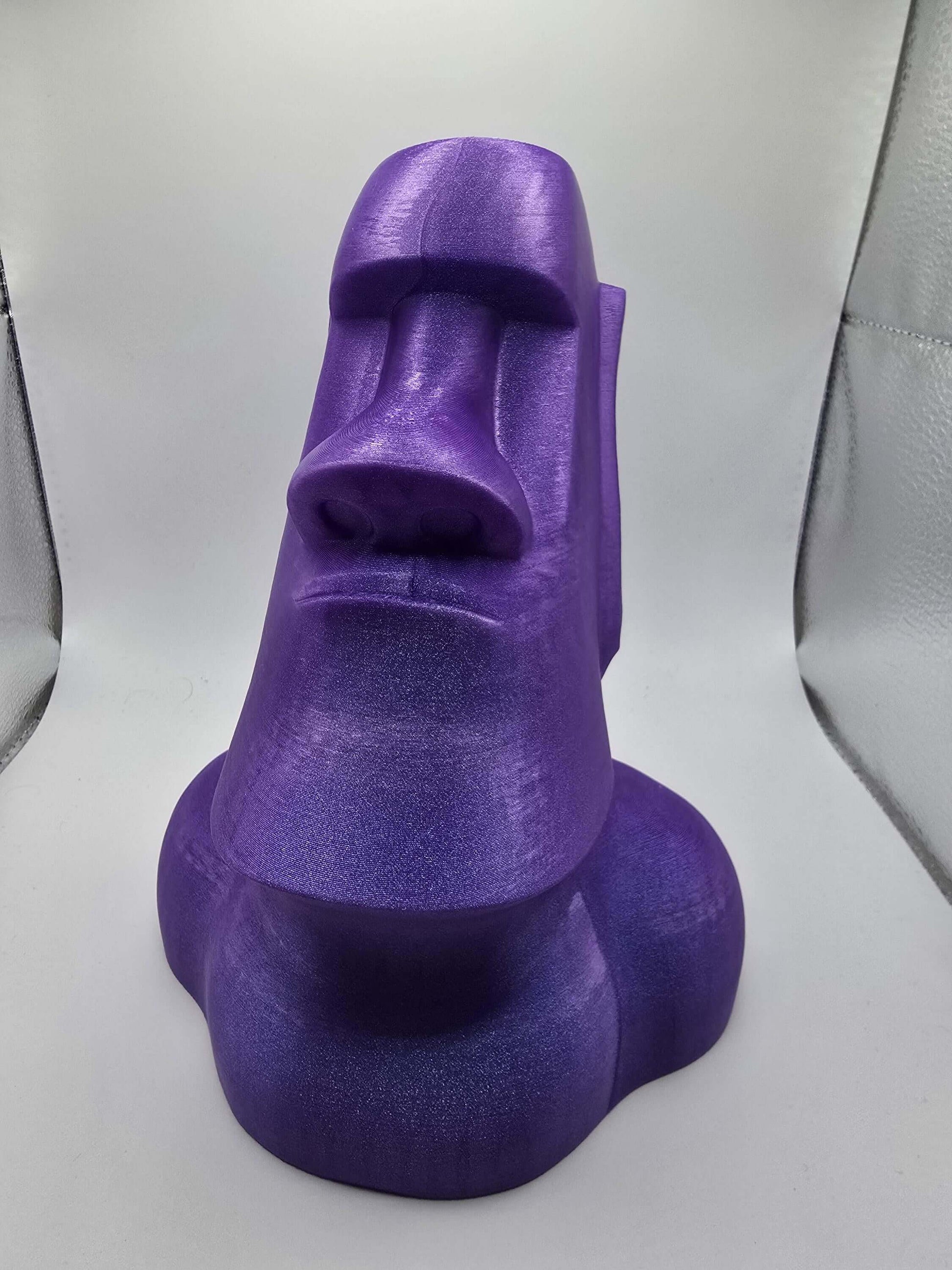 Handcrafted Moai Statue Figurine: Polynesian Decor-Digital Chaotik