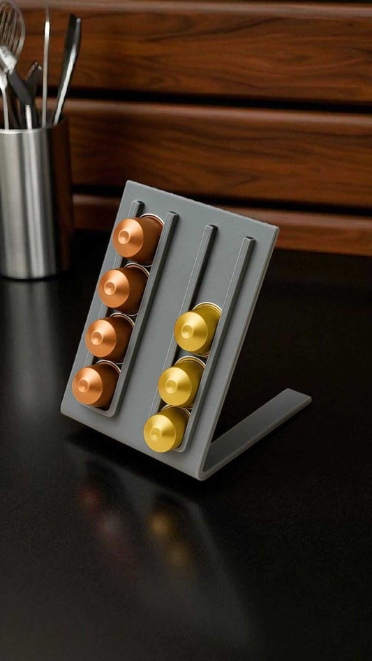Modern Nespresso Pod Holder: Espresso Capsule Organizer, Vertuo Compatible-Digital Chaotik