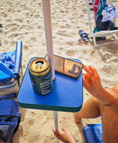 Beach Umbrella Table Tray: Portable Drink & Phone Holder-Digital Chaotik