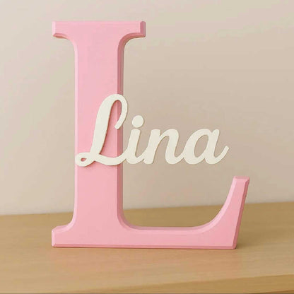 Personalized 3D Letter Name Sign • Nursery Decor, Baby Gift-Digital Chaotik