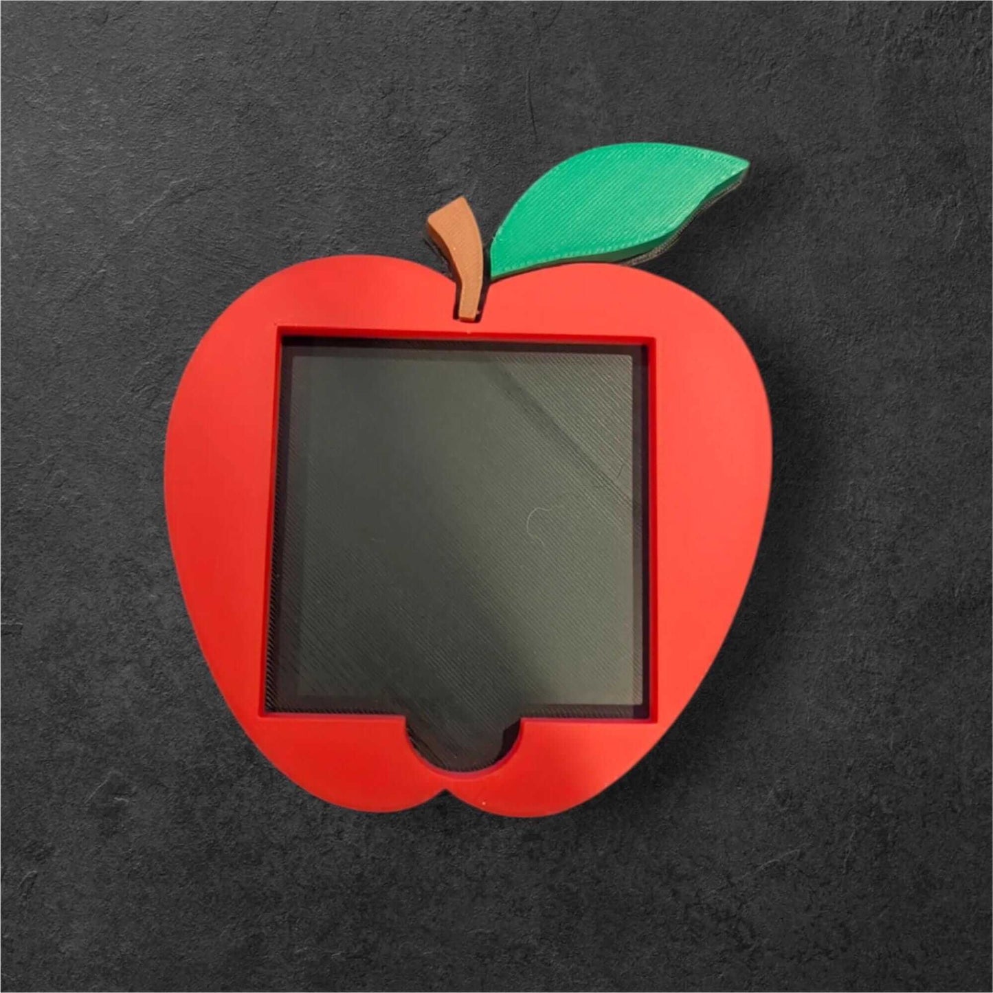 3D Printed Apple Sticky Note Holder • Teacher Desk Decor-Digital Chaotik