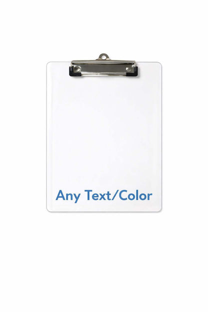 Personalized Clear Acrylic Clipboard – Custom Name Office Accessory-Digital Chaotik